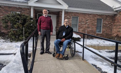 From a wheelchair, Lowell man’s a force for accessibility Dino Theodore